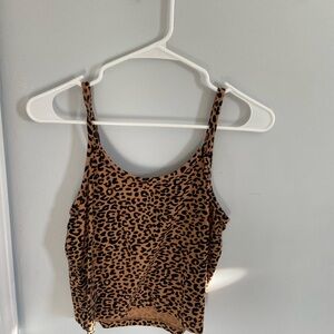 Arq Leopard Crop Top